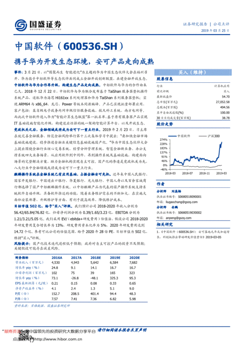 國盛證券 中國軟件（600536）攜手華為開發生態環境，安可產品走向成熟